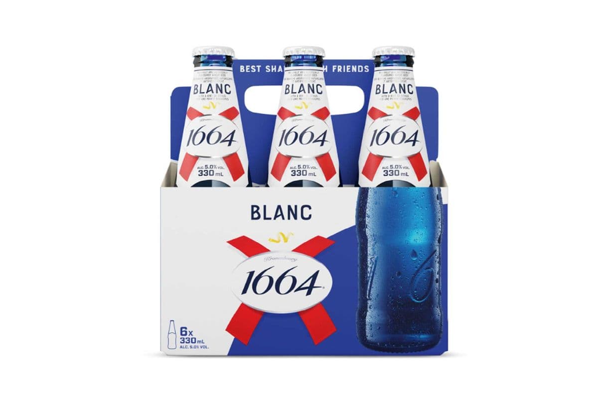 KRONENBOURG 1664 BLANC (6 x 330 ML BOTTLES)