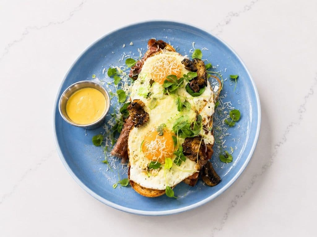 Croque Madame Crostini
