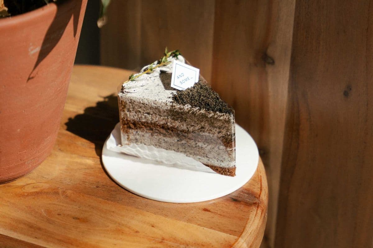 Black Sesame Cake (One Slice)