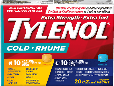 TYLENOL - Rhume / Cold - Day/Night (10 eztabs)