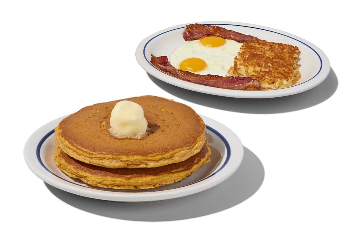 NEW Pumpkin Spice Pancakes Combo