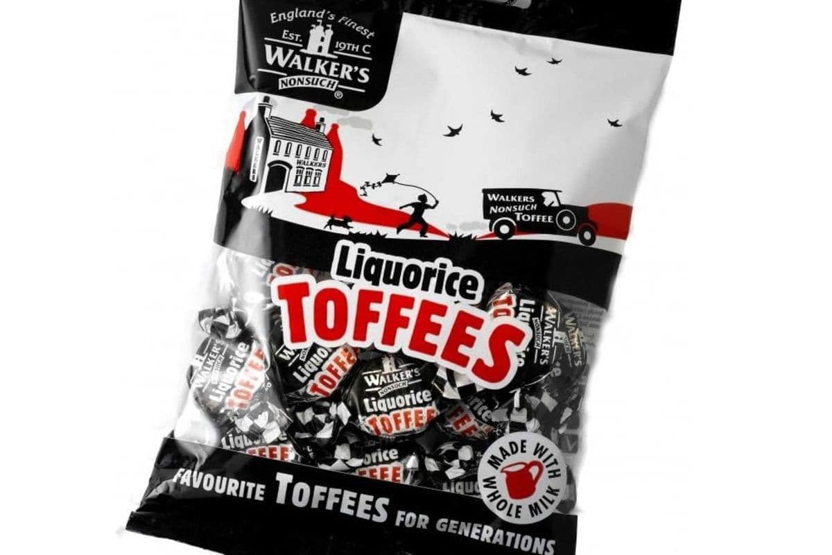 Walkers Nonsuch Liquorice Toffees (Whole Milk) UK