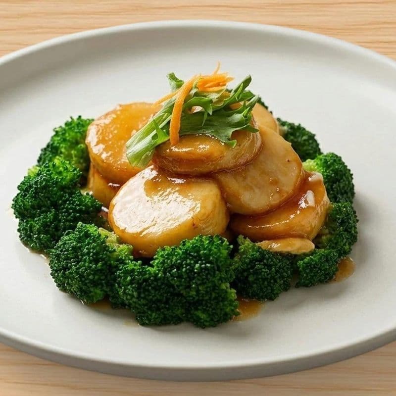 Japanese Tofu Sauteed in Soy Sauce and Oyster Sauce / Tofu Japonais sauté avec sauce soya et sauce huître (RIZ ET SALADES)