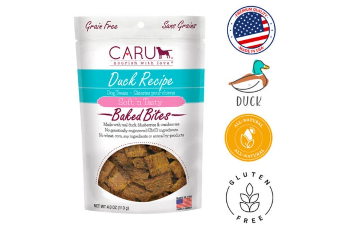 Caru Duck Bites For Dogs (4 Oz)