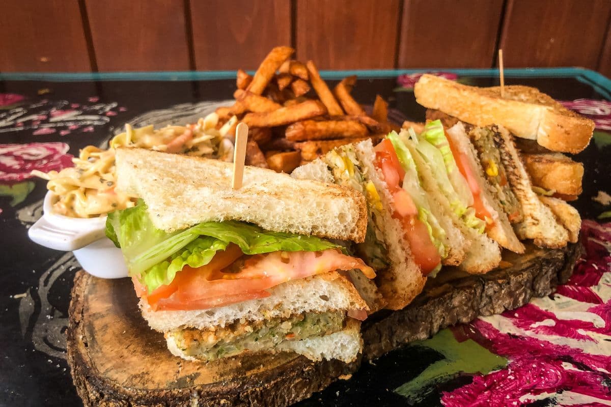 Club sandwich végétarien / Vegetarian Club Sandwich