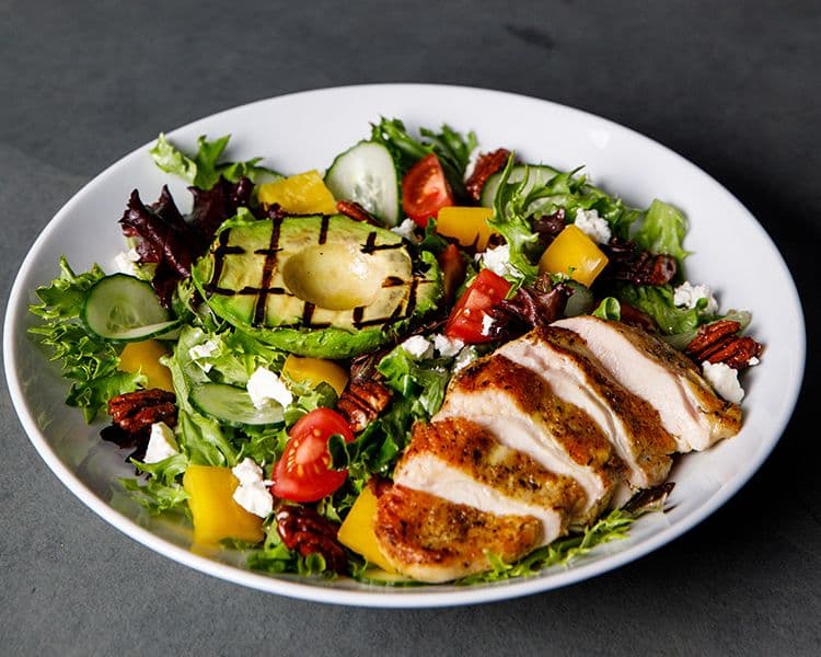 Market Avocado Greens with Seared Chicken