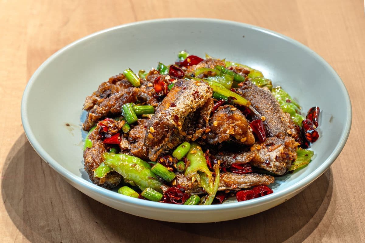 香辣竹签鱼Spicy Bamboo Stick Fish