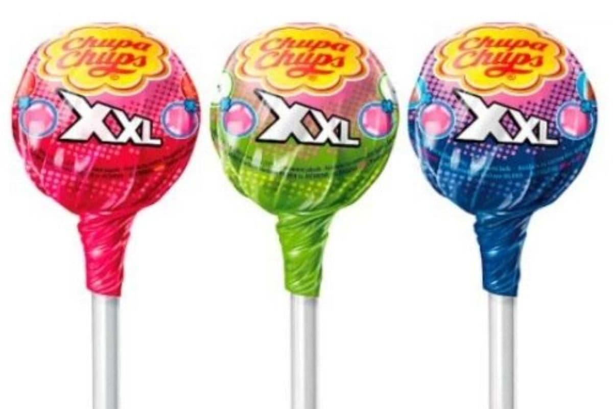 Chupa Chups, Trio XXL, Sucette fourrée au chewing-gum