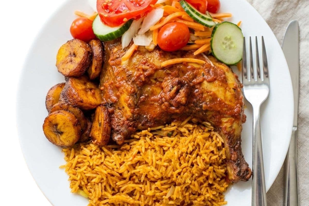Rice with BBQ Chicken Sauce (Large)