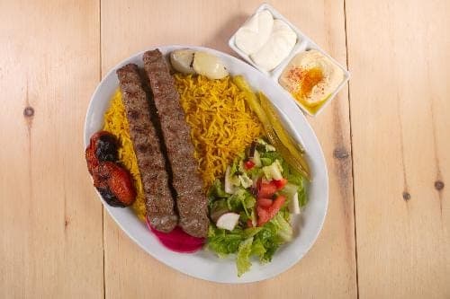 1 Skewer Kafta Plate