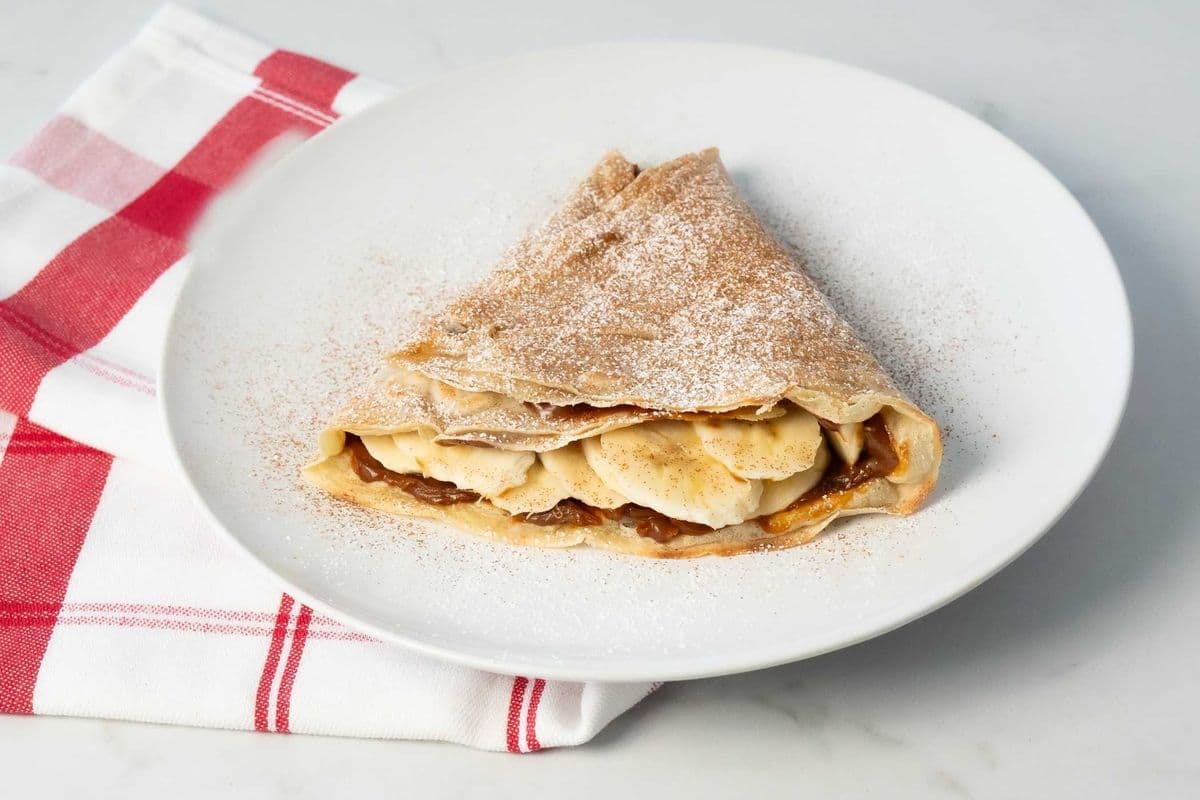Dulce and Banana Crepe