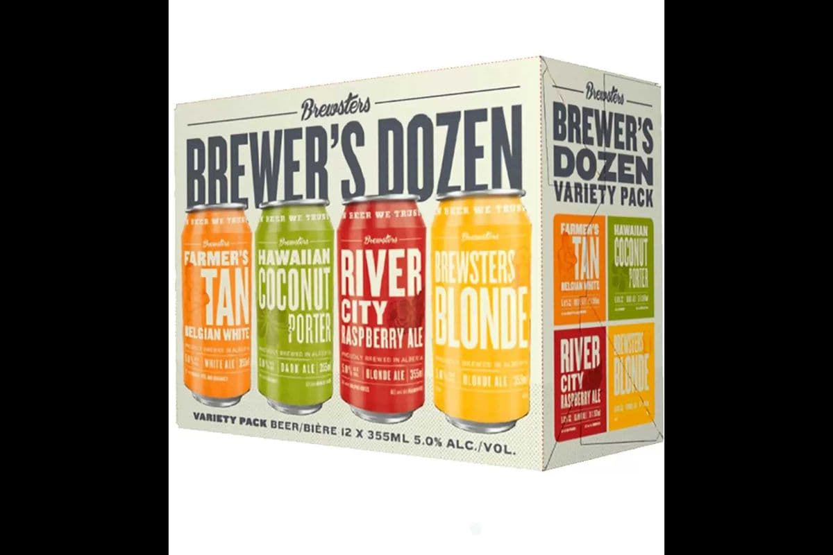 BREWSTER DOZEN VARIETY PACK (12 x 355ML CANS) (12 x 355ML)