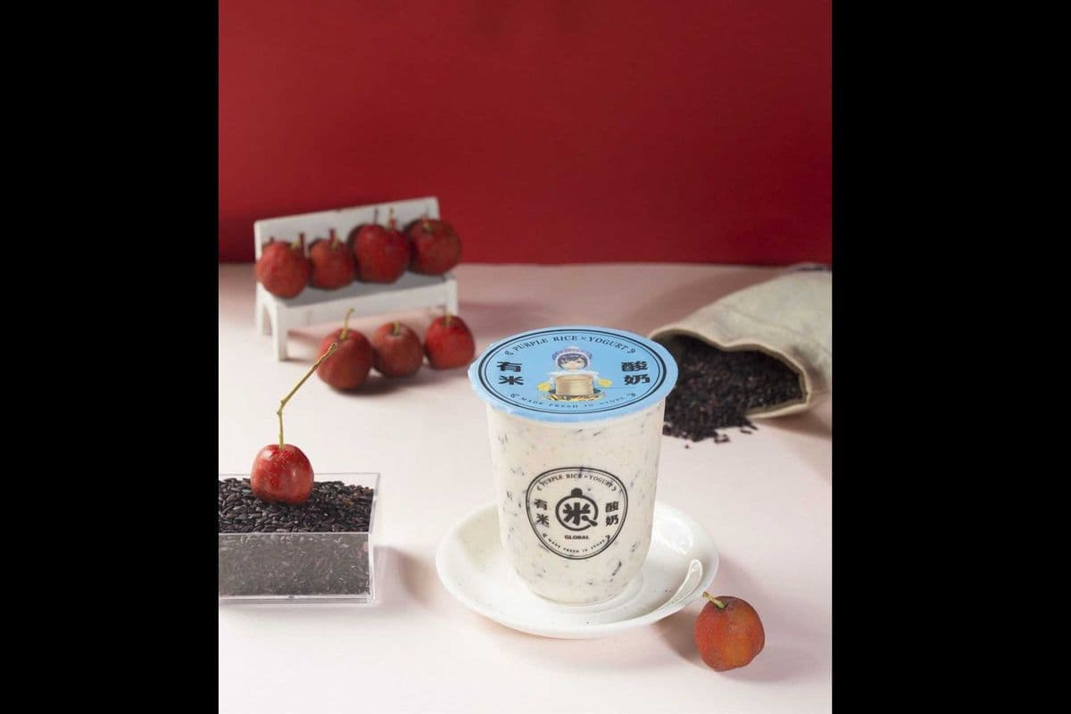 E5. Haw Purple Rice Yogurt