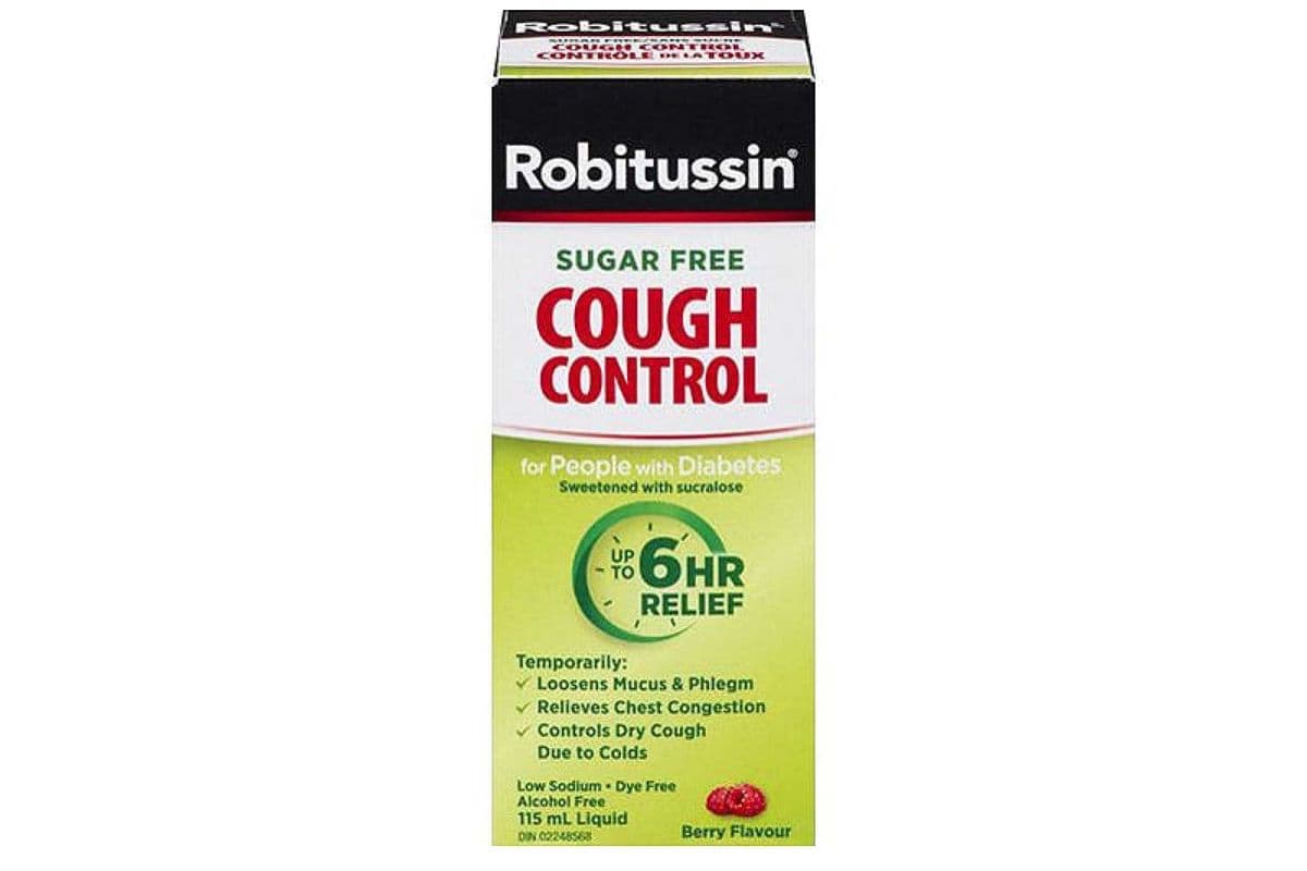 ROBITUSSIN DM COUGH CONTROL FOR DIABETICS (115 ml)