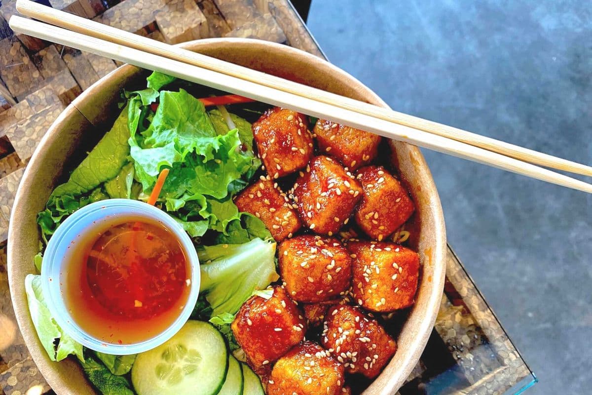 Glazed Tofu Bowl