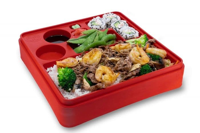 Chicken and Beef Bento Box