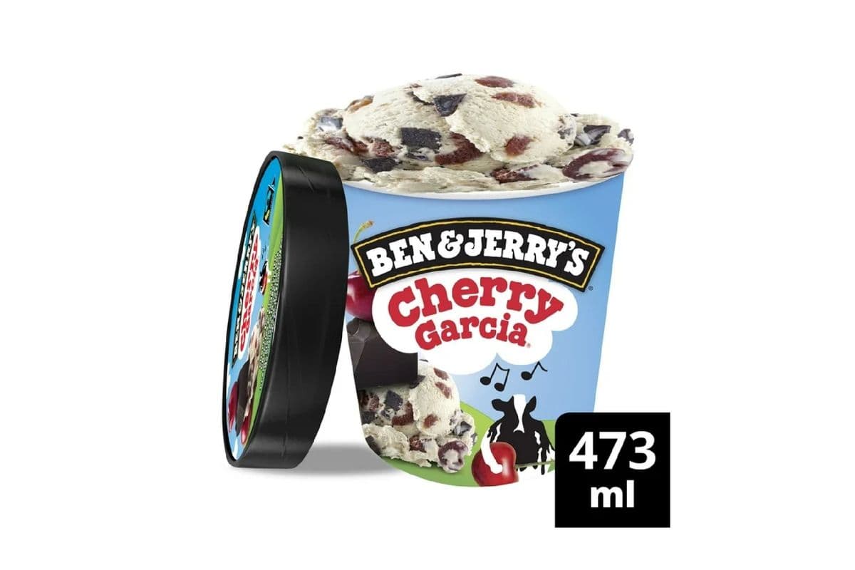 Ben & Jerry's Cherry Garcia Ice Cream (473 ml)