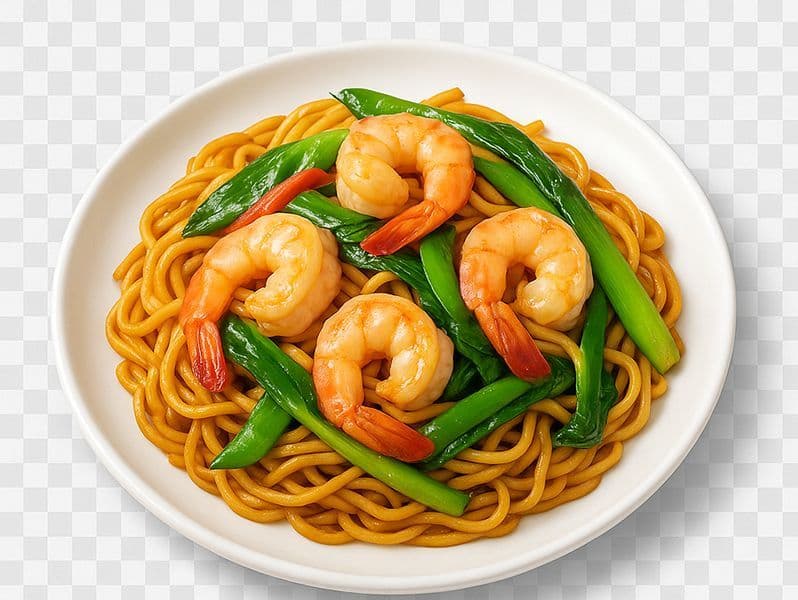 Shrimp Chow Mein 虾仁炒面