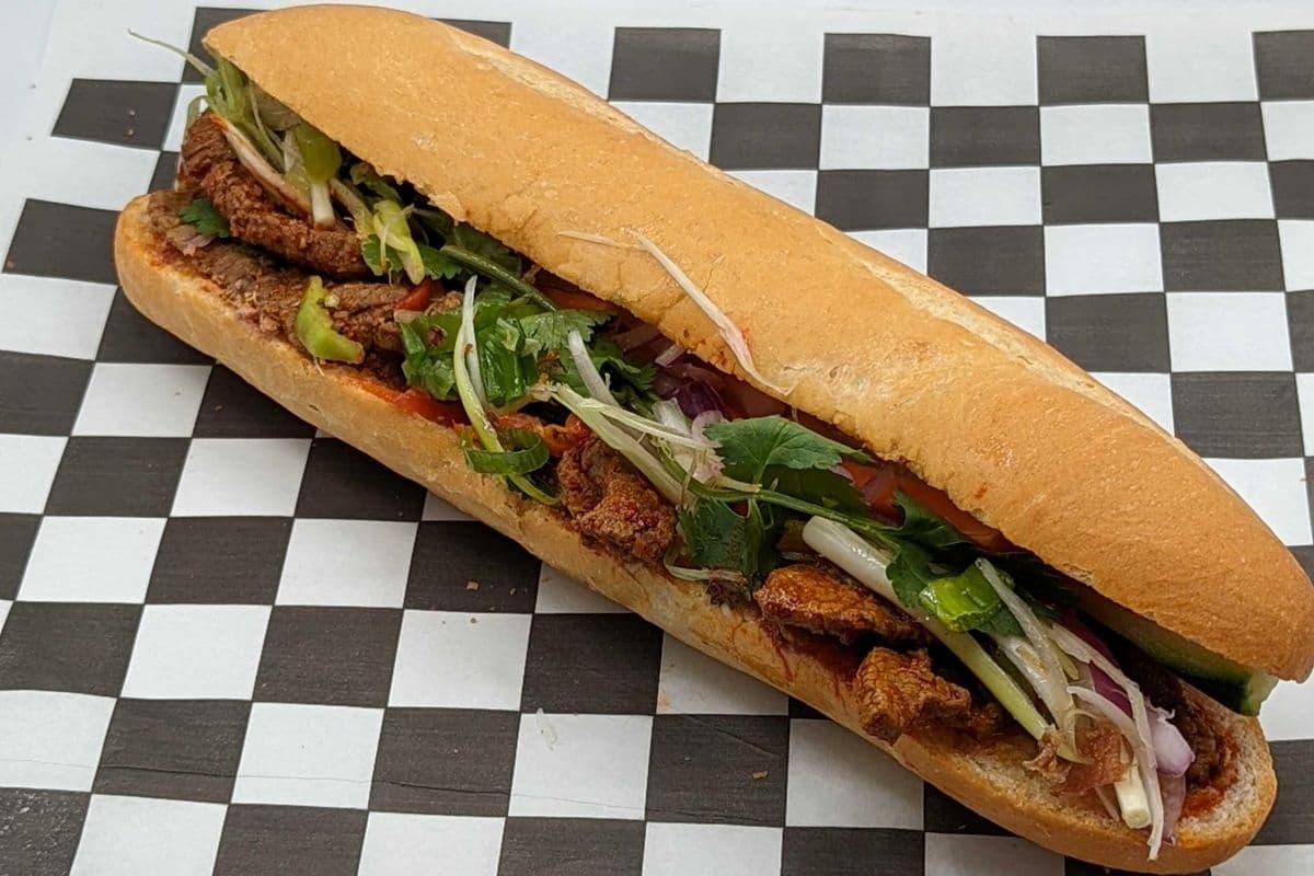 Beef Satay Banh Mi (Bo Satay)