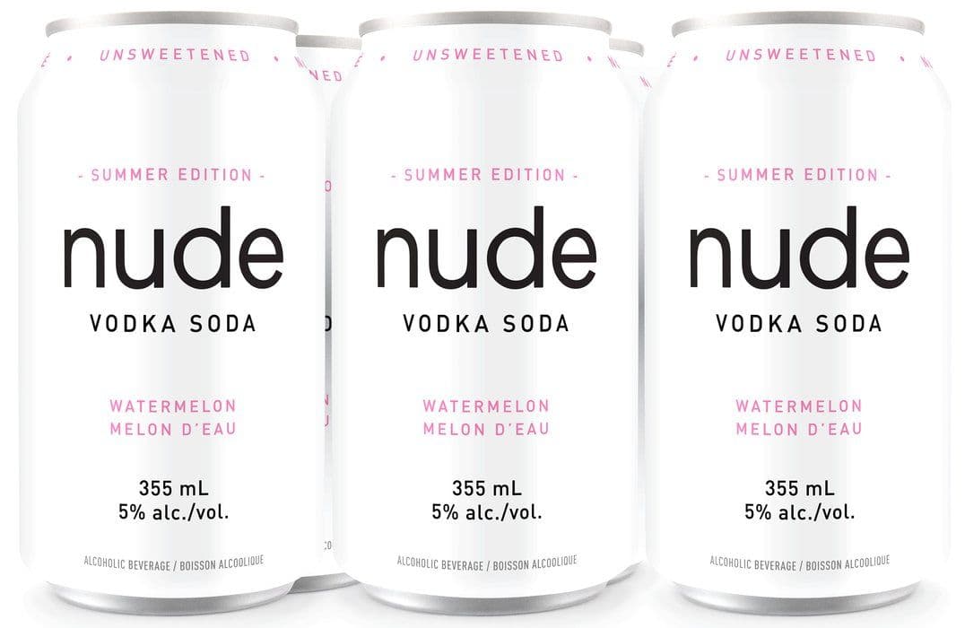 Nude Vodka Soda Watermelon (6 Pack)