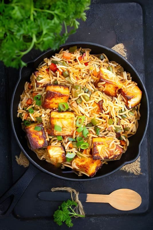 Hakka Fried Rice - Veg + Paneer