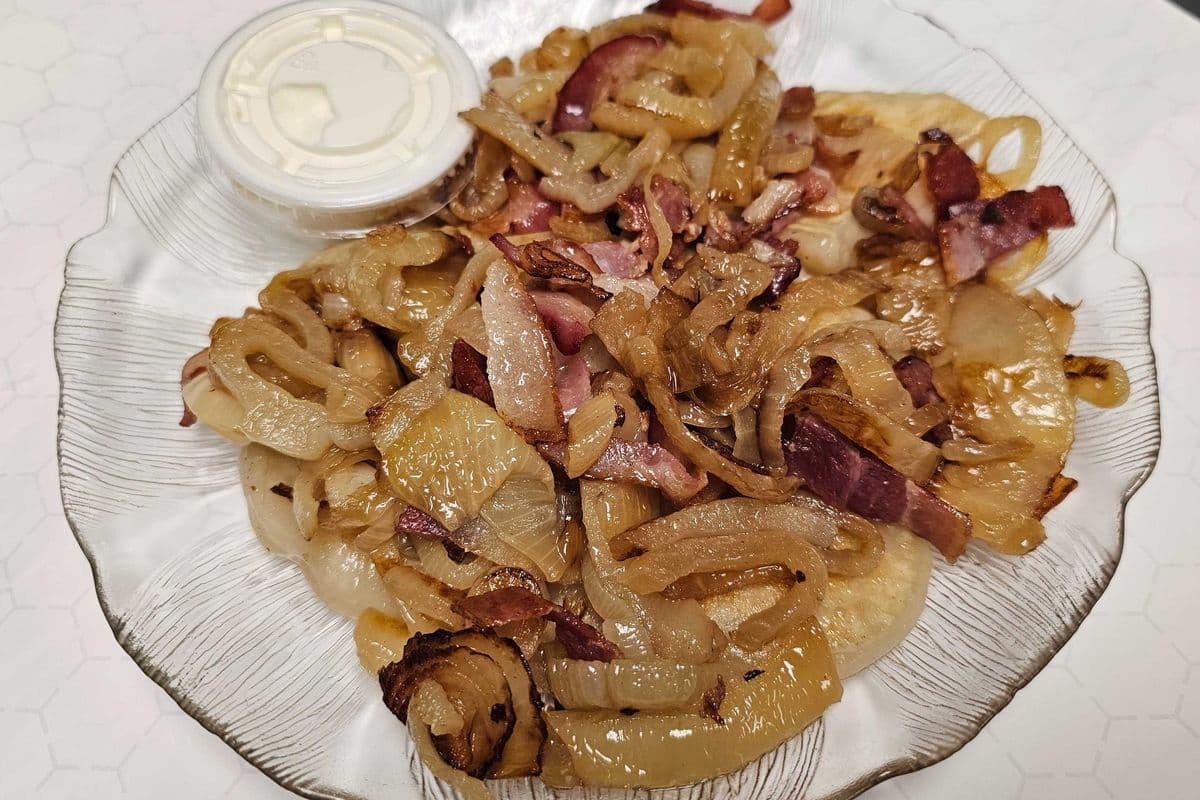 Perogies (6) with Fried Onions