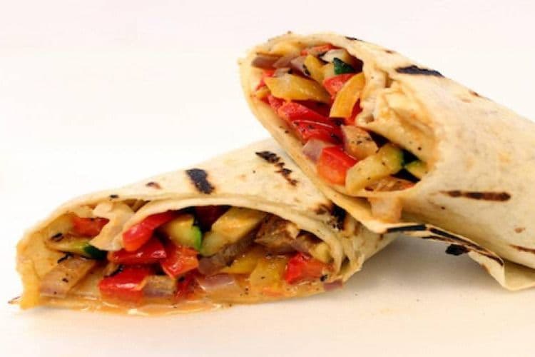 Mediterranean Veggie Wrap
