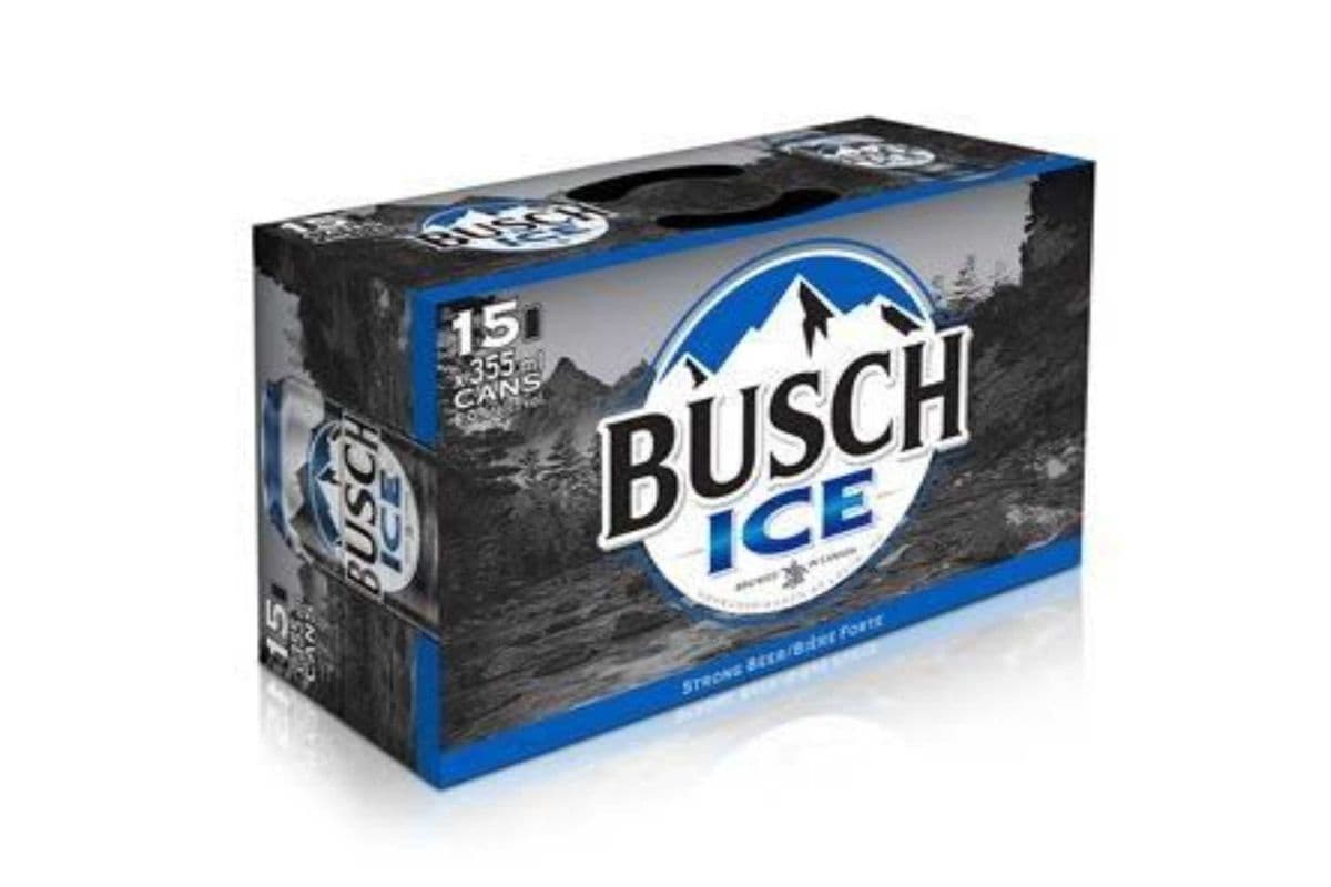BUSCH ICE 6.0 - 15 PACK CANS (15 x 15 CANS )