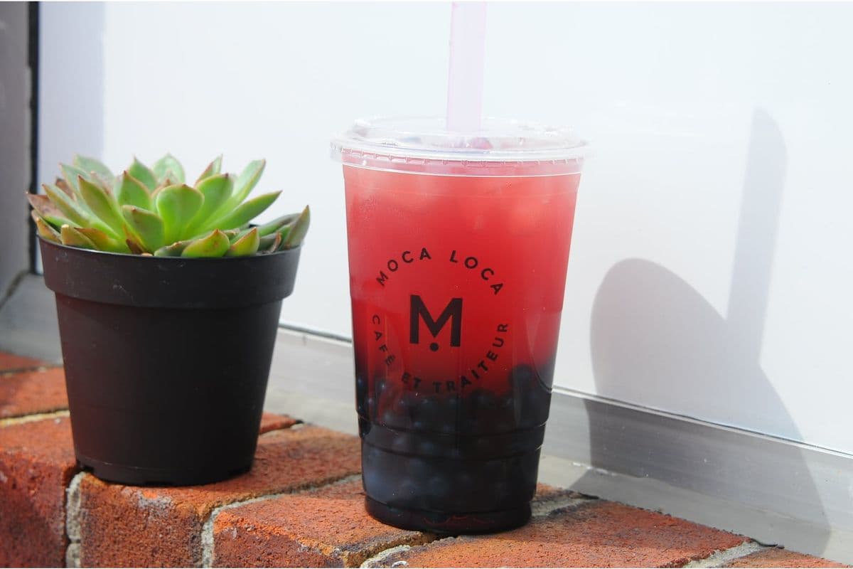 Bubble tea avec perles éclatantes / Popping Bubbles