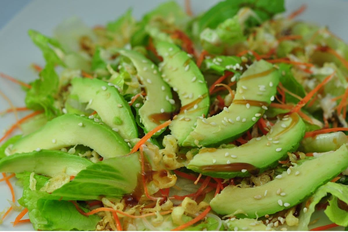 12. Salade japonaise à l'avocat