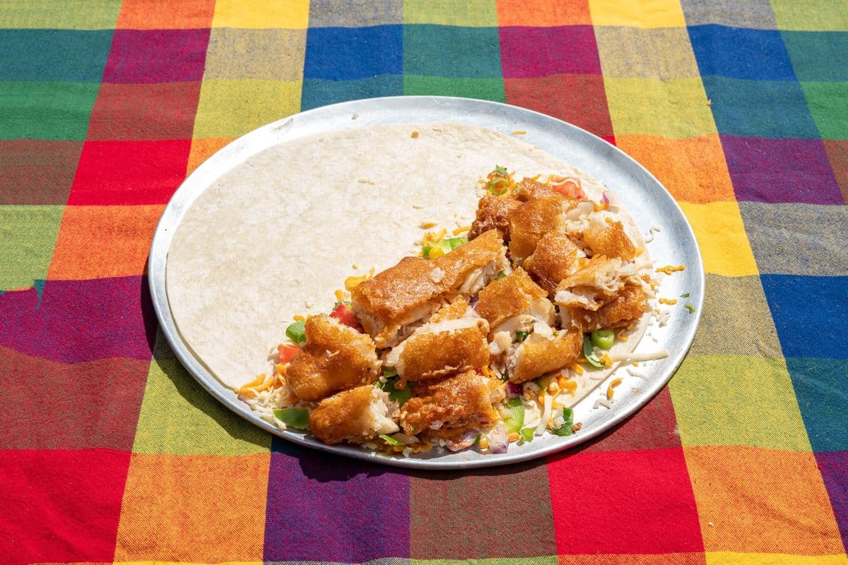 Halibut Quesadilla