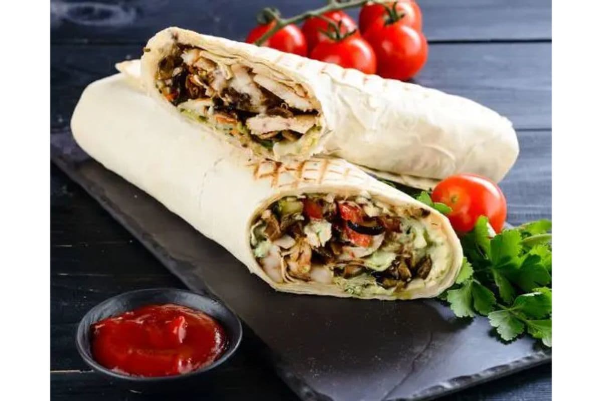 Tybah's Beef Shawarma Sandwich