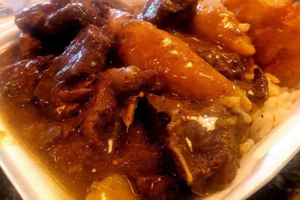 Curry Goat Plate