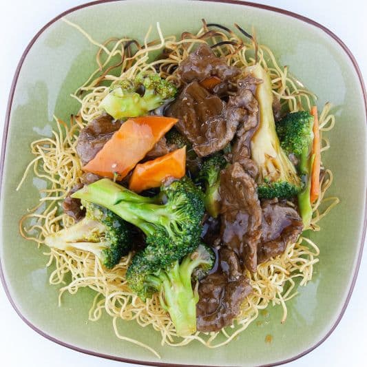81. Beef Chow Mein with Broccoli