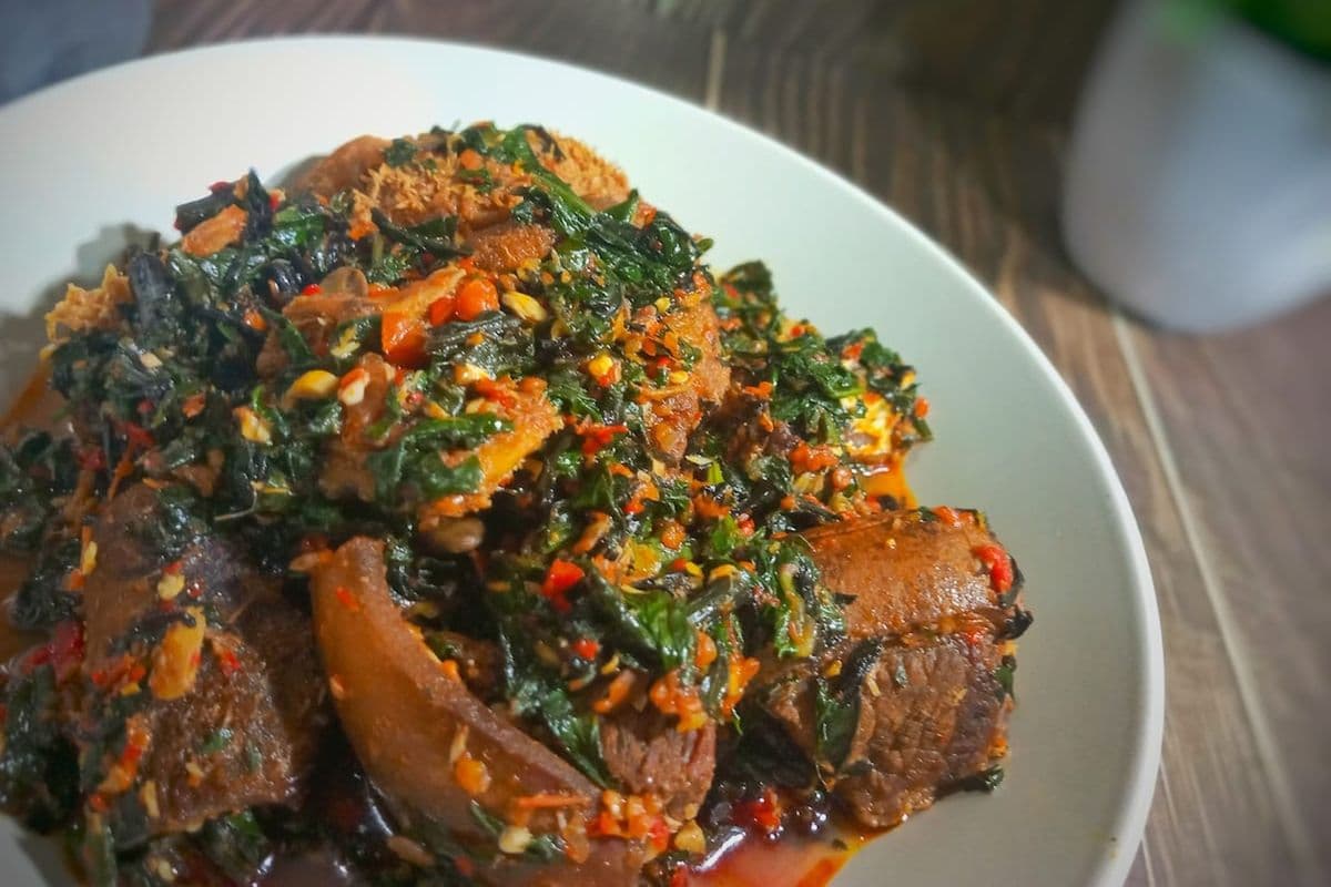 Efo-Riro (Spinach Stew)