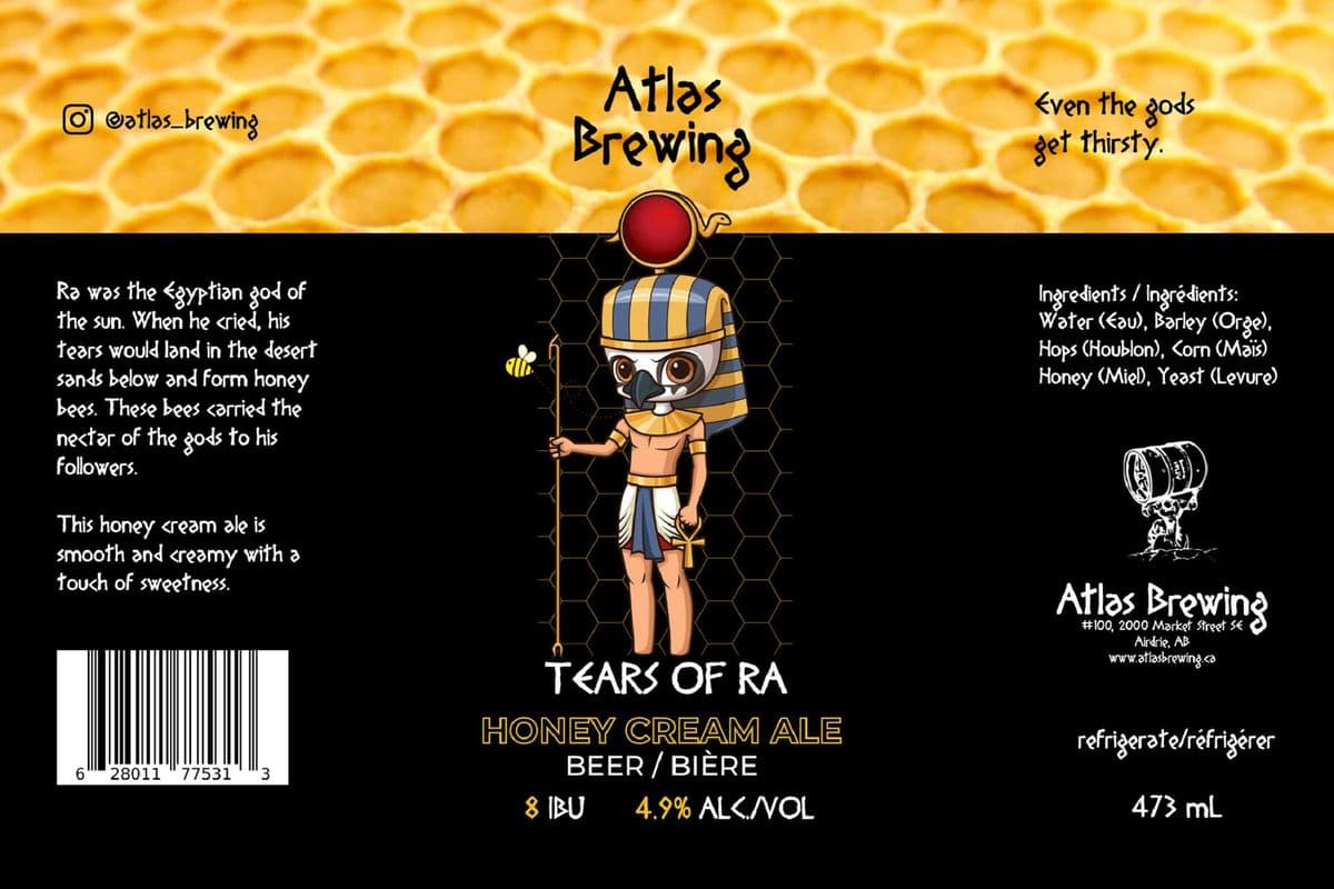 Tears of Ra Honey Cream Ale 4-pack (4 x 473 ml)
