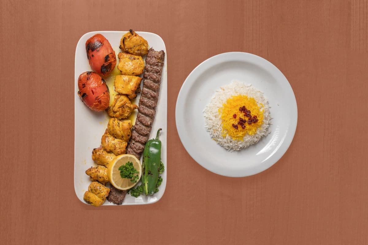 Vaziri Kabab Meal (Chicken Leg)