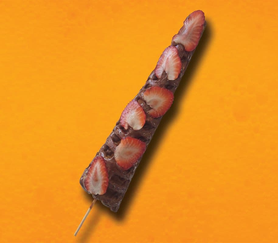 Strawberry Waffle Stick