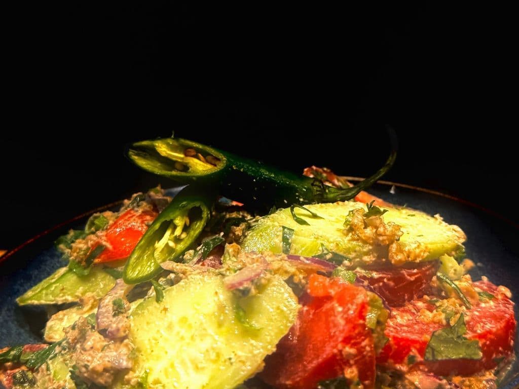 Georgian Style Vegetable Salad