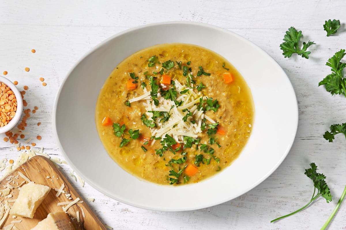 Lentil Parsley Soup