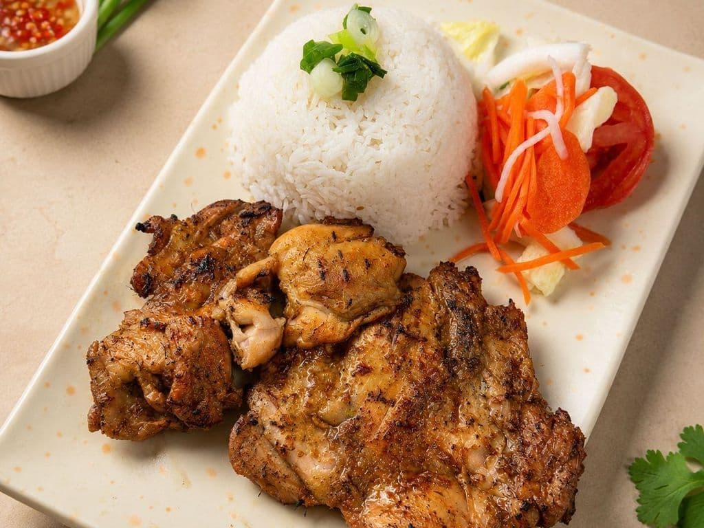 522B. Grilled Chicken on Rice
