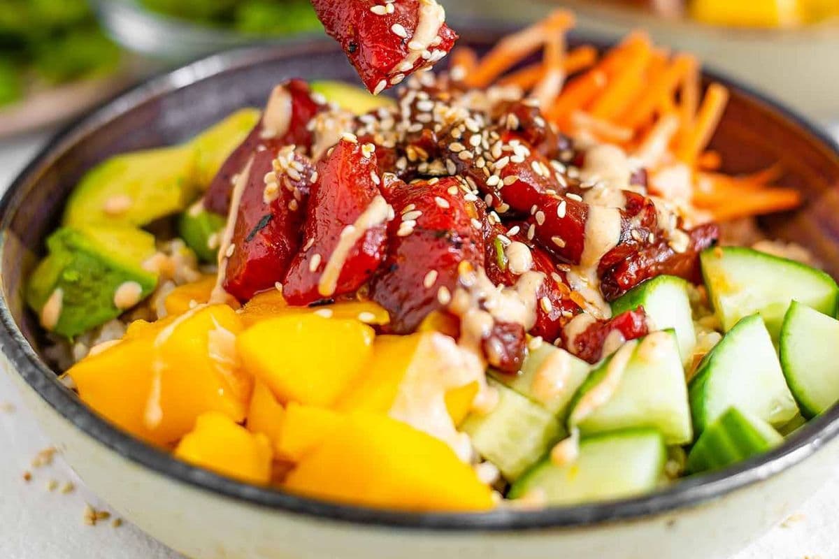 9. Ahi Tuna Poke Bowl