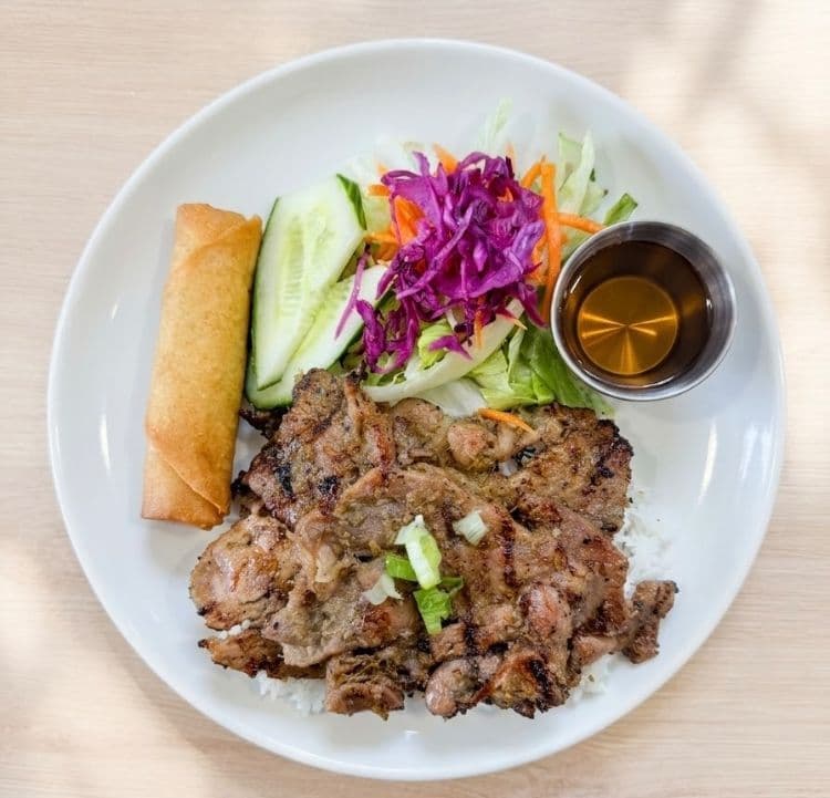 COMBO riz et porc grille