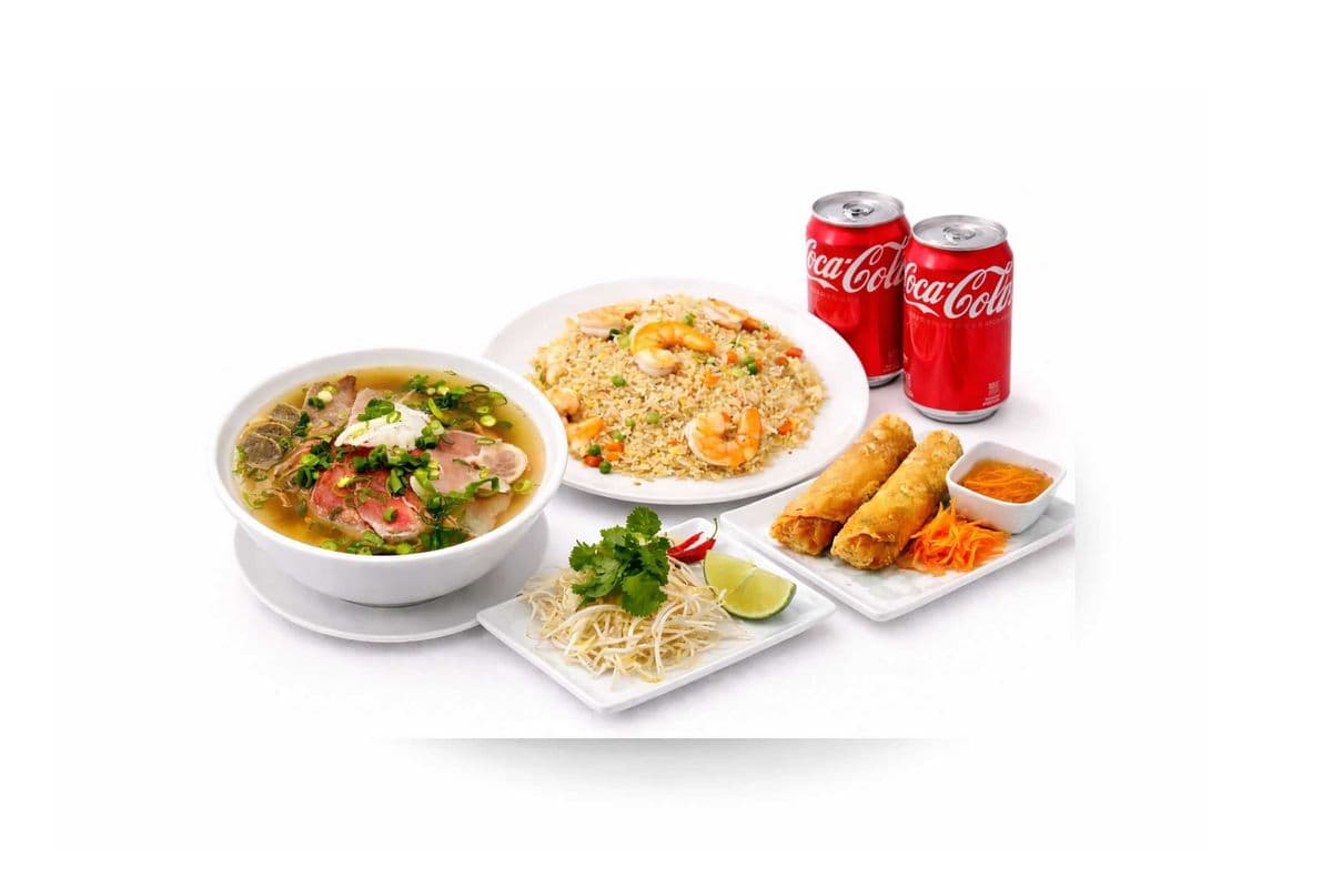 C12. Pho and Fried Rice Combo | Phở Và Cơm Chiên Combo