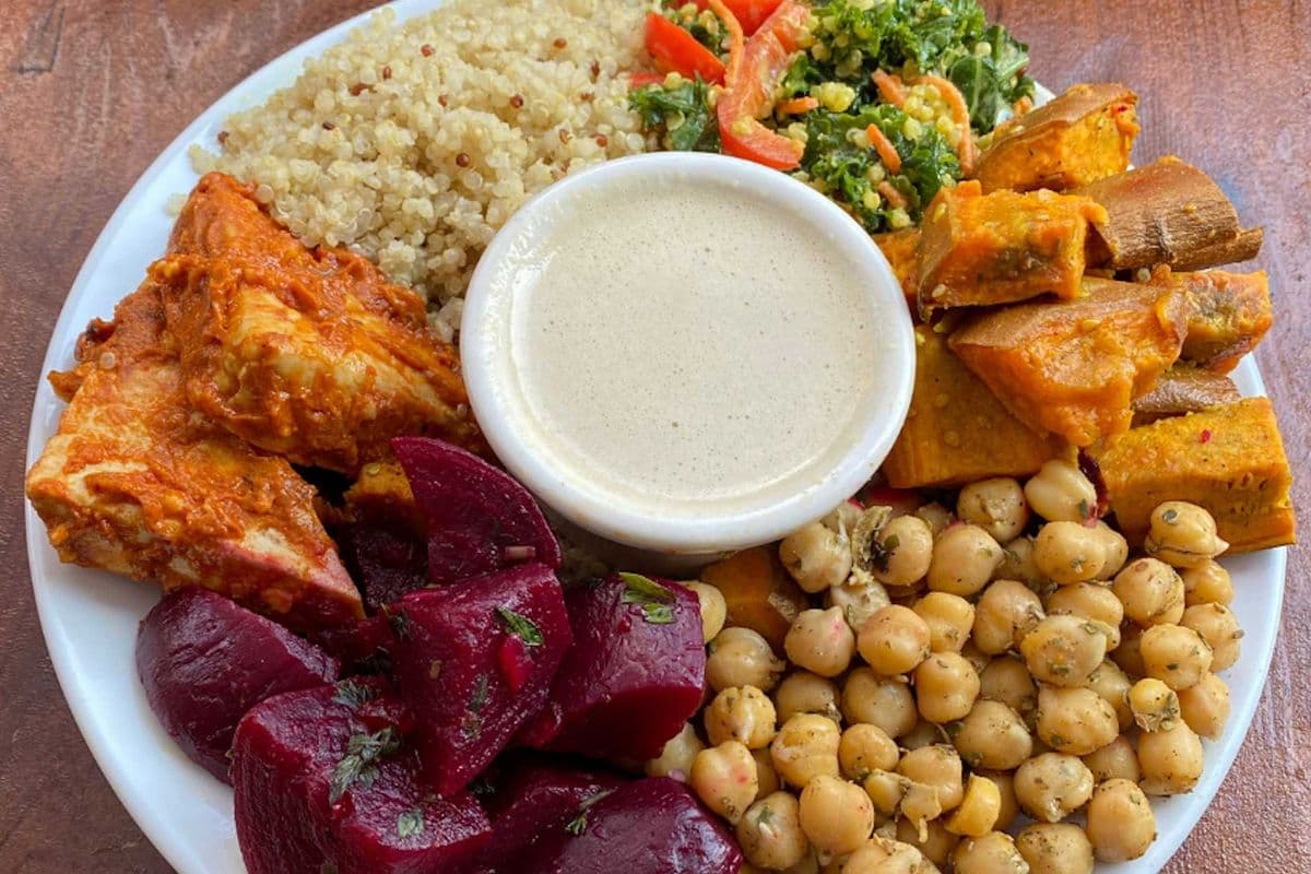 Vegan Yam Buddha's Bowl