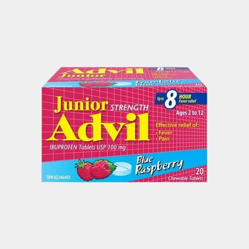 Advil Junior Strength Ibuprofen Fruit Chewable Tablets Usp (20 Ct)
