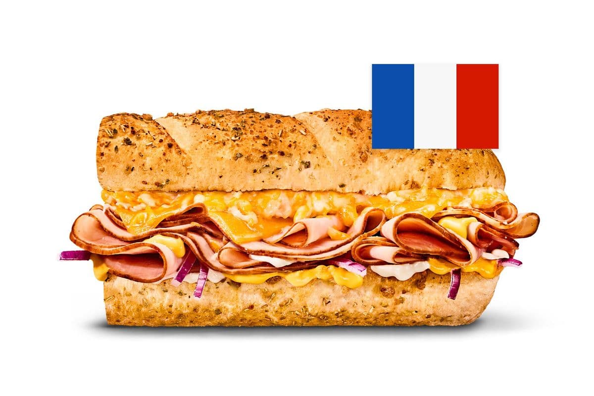 Jambon et fromage (12 po)