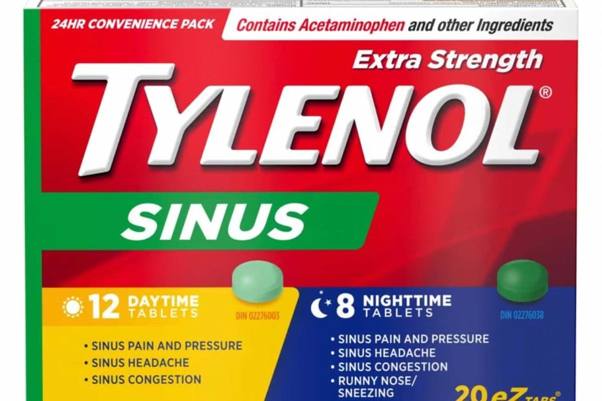 TYLENOL SINUS EXTRA STRENGTH EZ TABS DAY AND NIGHT 20 PACK (20 TABLETS )
