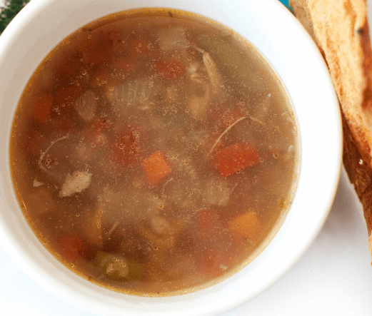 Hot-and-Sour Chicken Soup
