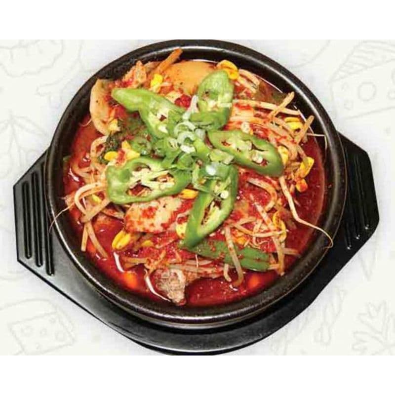 77. Pork Bone Stew - Extra Spicy (Kam Ja Tang)